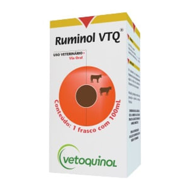 Ruminol VTQ Timpanismo ou Meteorismo Vetoquinol Alvorada